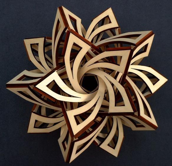 Frabjous - sculpture by George W. Hart
