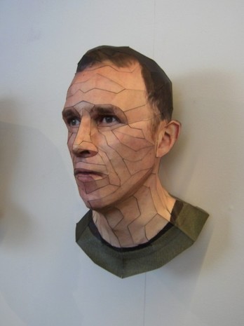 Bert Simons paper portraits