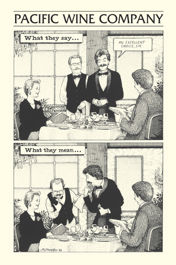 S.F. PACIFIC WINE COMPANY Wine Cartoons on the Behance Network